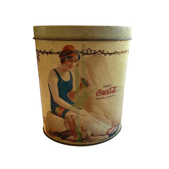 Vintage Coca Cola Brand Tin 1989 Marketed By Diffuse Par Virojanglor - Paris - Picture 3 of 8